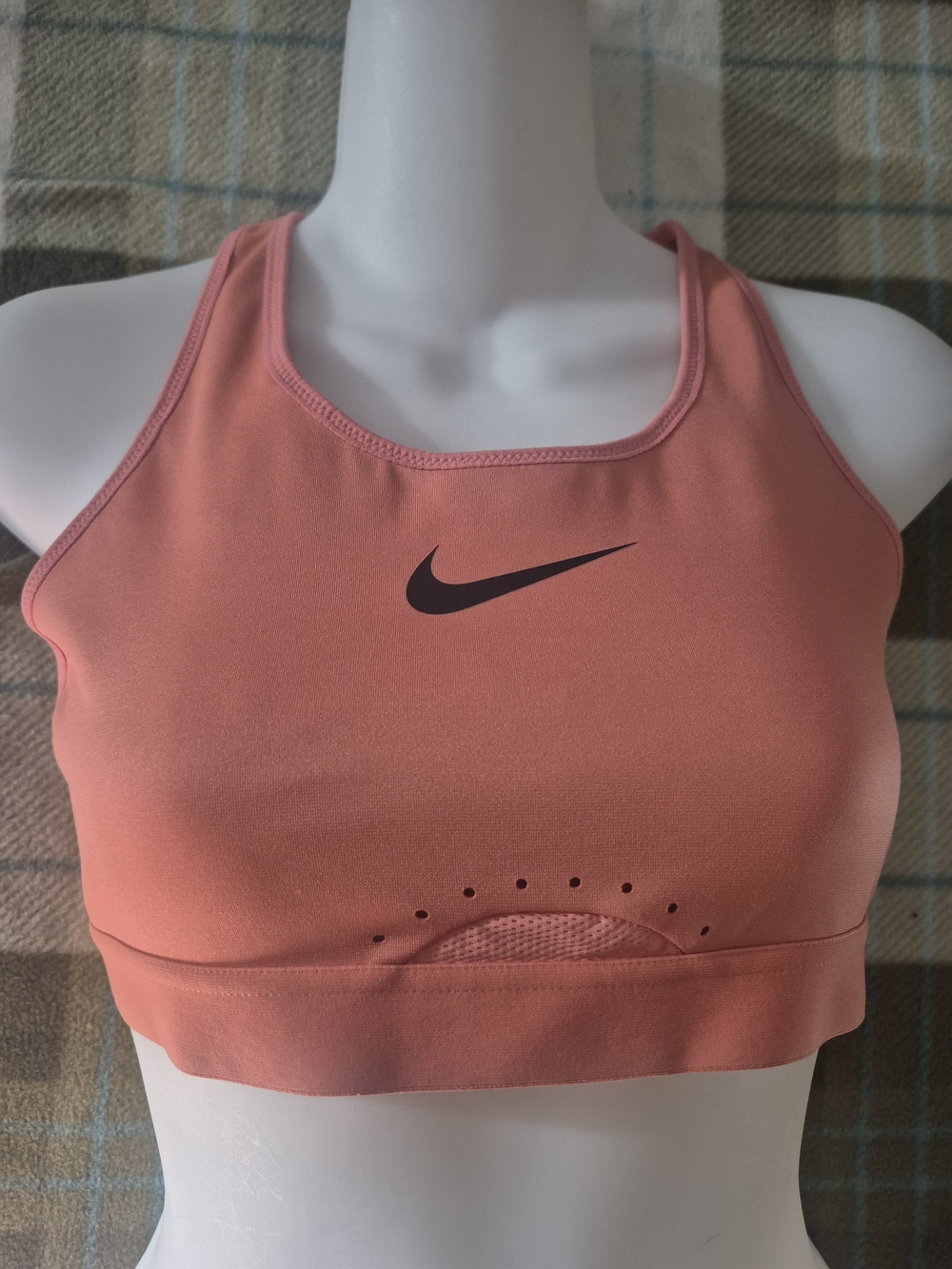 Nike Women's Coral Sports Bra - Supportive Racerback
